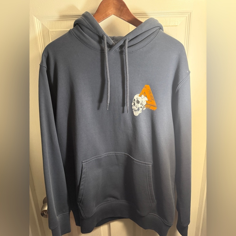 Palace Tri-Crusher Hoodie Navy Size Medium